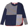 White Stuff Jersey con cuello barco para mujer, talla S, azul marino