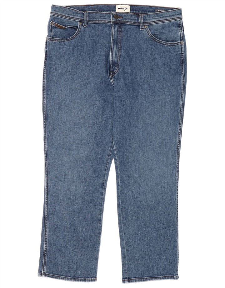 Wrangler Vaqueros Rectos Texas Para Hombre W38 L30 Algodón Azul