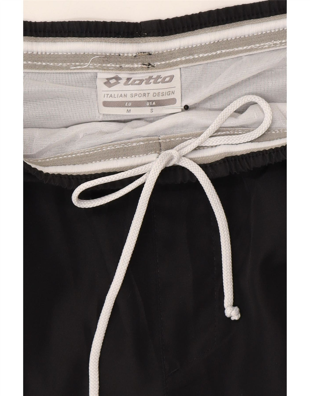 Pantalones cortos deportivos Lotto para hombre mediano negro
