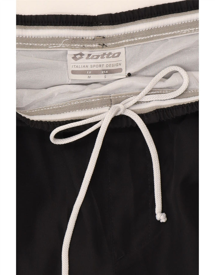 Pantalones cortos deportivos Lotto para hombre mediano negro