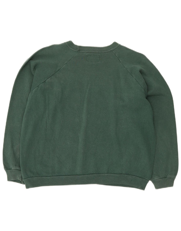 LEVI'S Sudadera holgada para mujer UK 44 Algodón verde medio