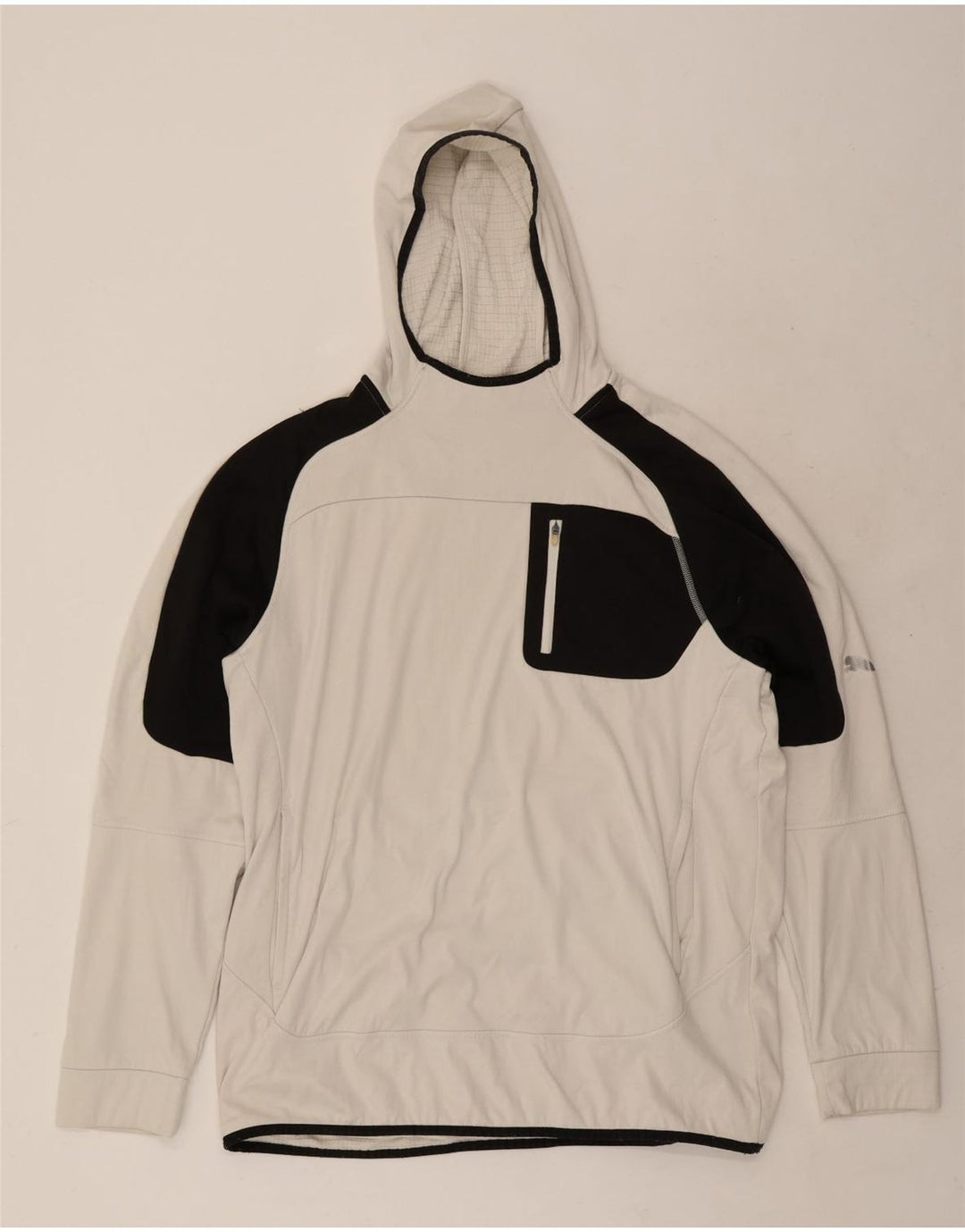 Puma Hombre Sudadera con capucha Jumper XL Blanco Colorblock Poliéster