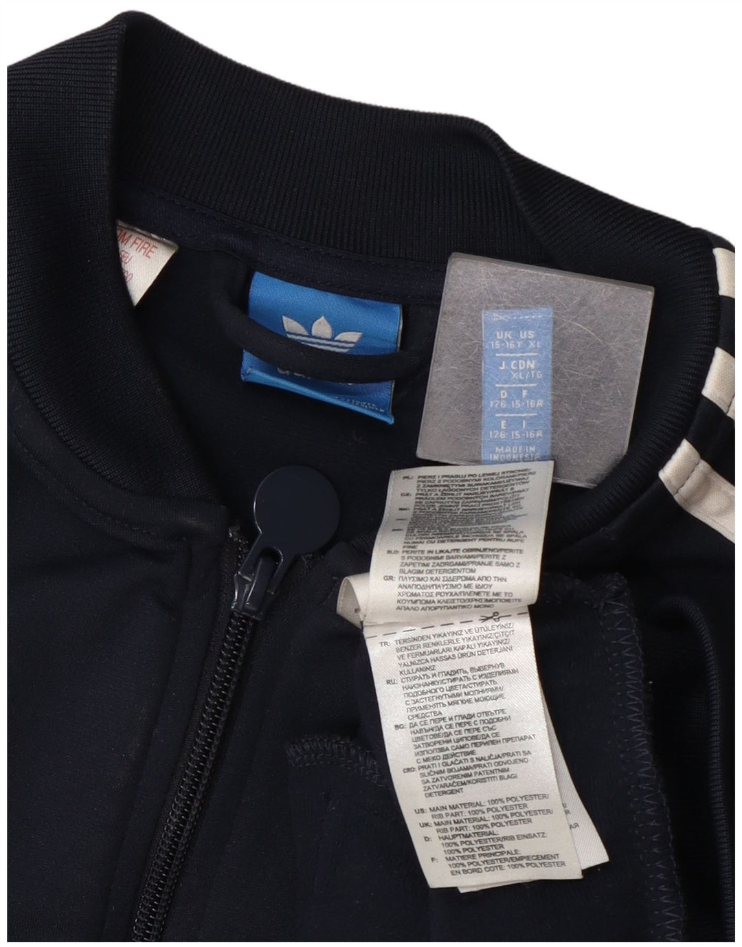Adidas Chaqueta Chándal Niño 15-16 Años Azul Marino Poliéster