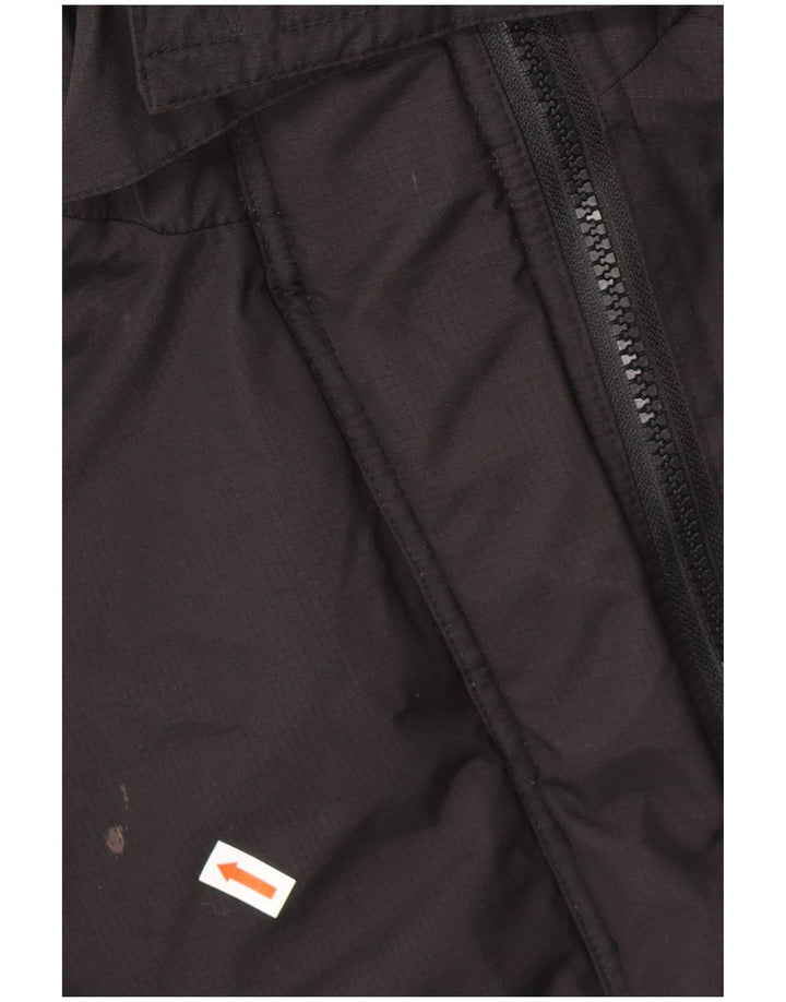 SUPERDRY Chaqueta cortavientos con capucha y ajuste holgado para mujer UK 40 Small Black