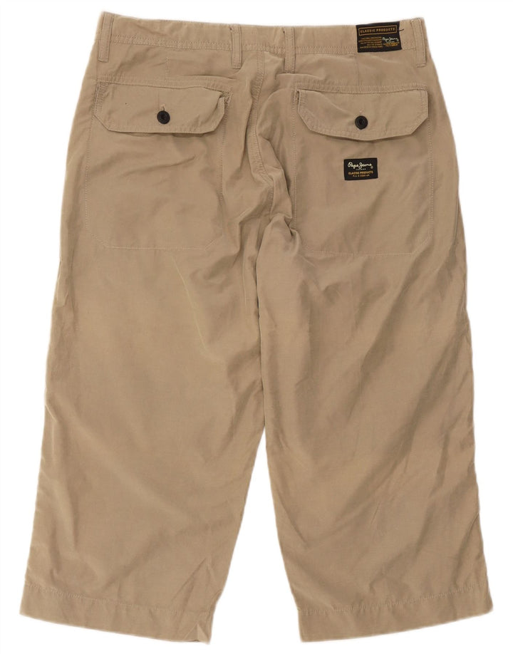 PEPE Jeans Bermudas Cargo para Hombre W34 Large Beige Algodón