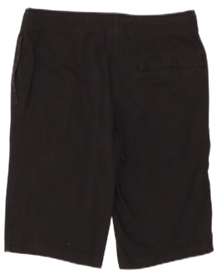 Nike - Pantalones cortos deportivos para hombre, talla pequeña, algodón negro
