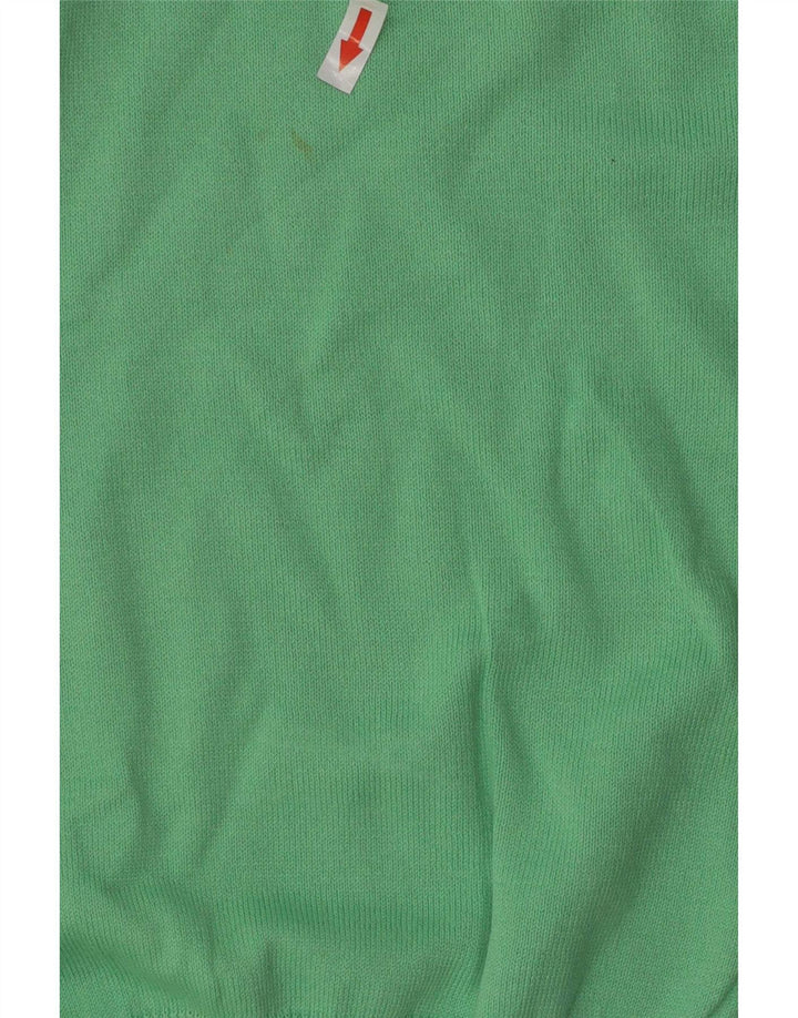 Brooksfield Camiseta sin mangas para hombre IT 46 Small Green Cotton