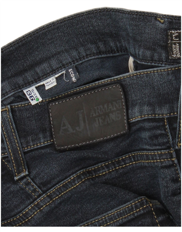 ARMANI Vaqueros Rectos Hombre W36 L28 Azul Marino
