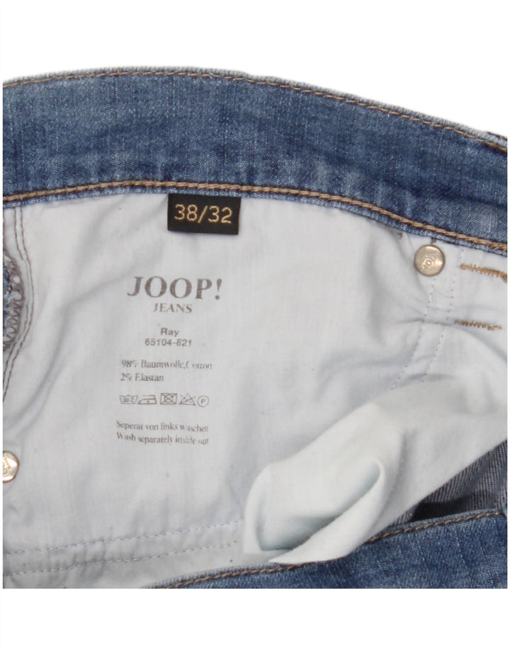 Vaqueros Joop Hombre Rectos W38 L32 Algodón Azul