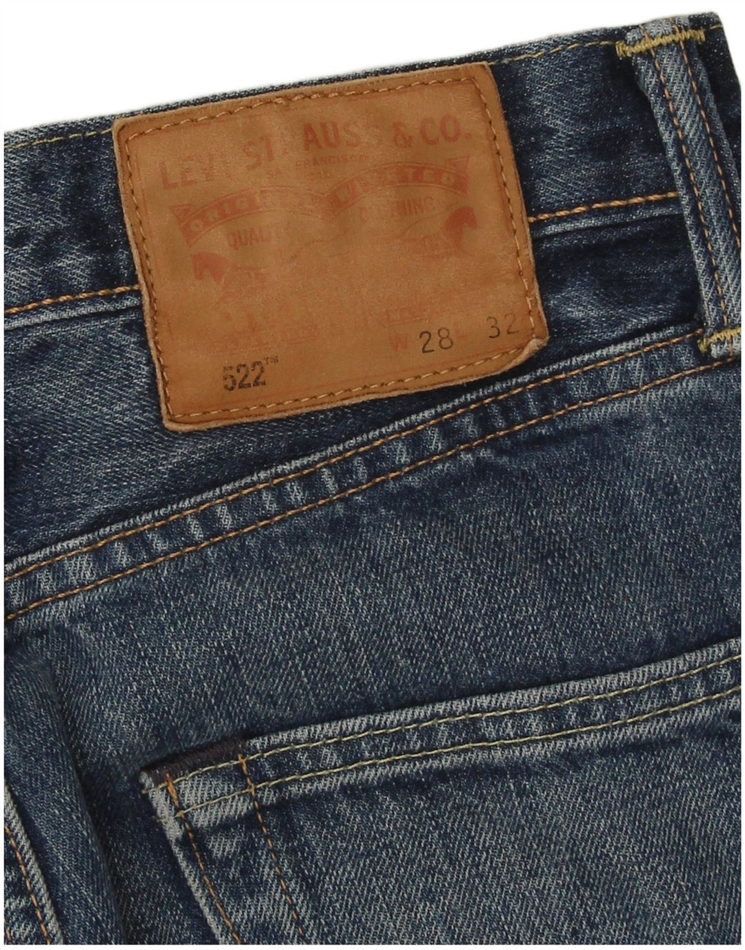 Levi's Hombre 522 Vaqueros Slim W28 L32 Azul