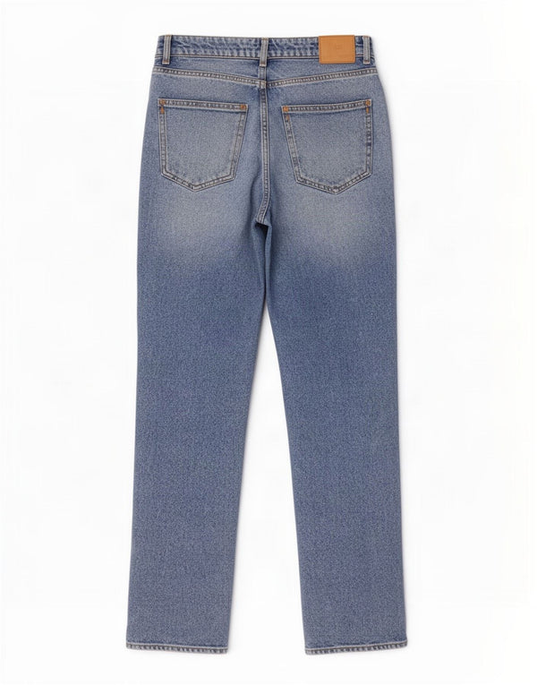 Zara Vaqueros Rectos Mujer EU 36 XS W26 L29 Azul