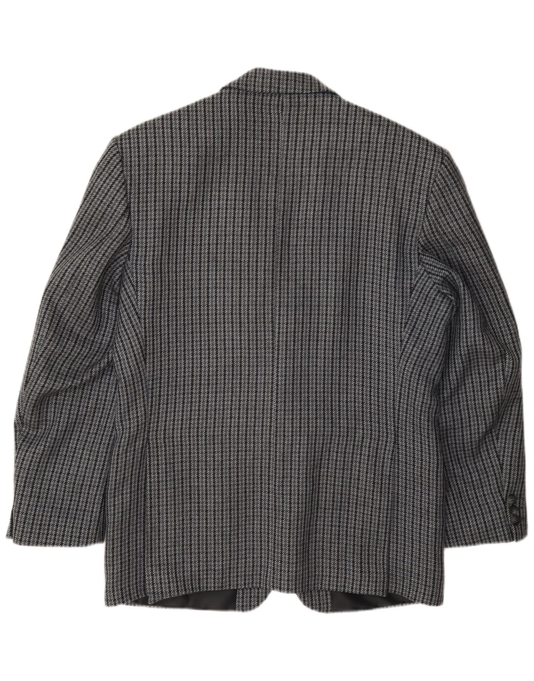 Kilmaine Chaqueta tipo blazer de 2 botones para hombre UK 38 Lana de pata de gallo gris medio