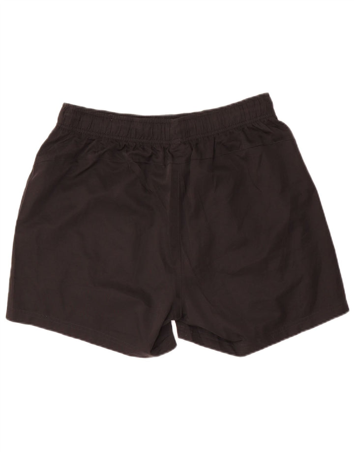 Puma - Pantalones cortos deportivos para hombre, talla grande, poliéster negro