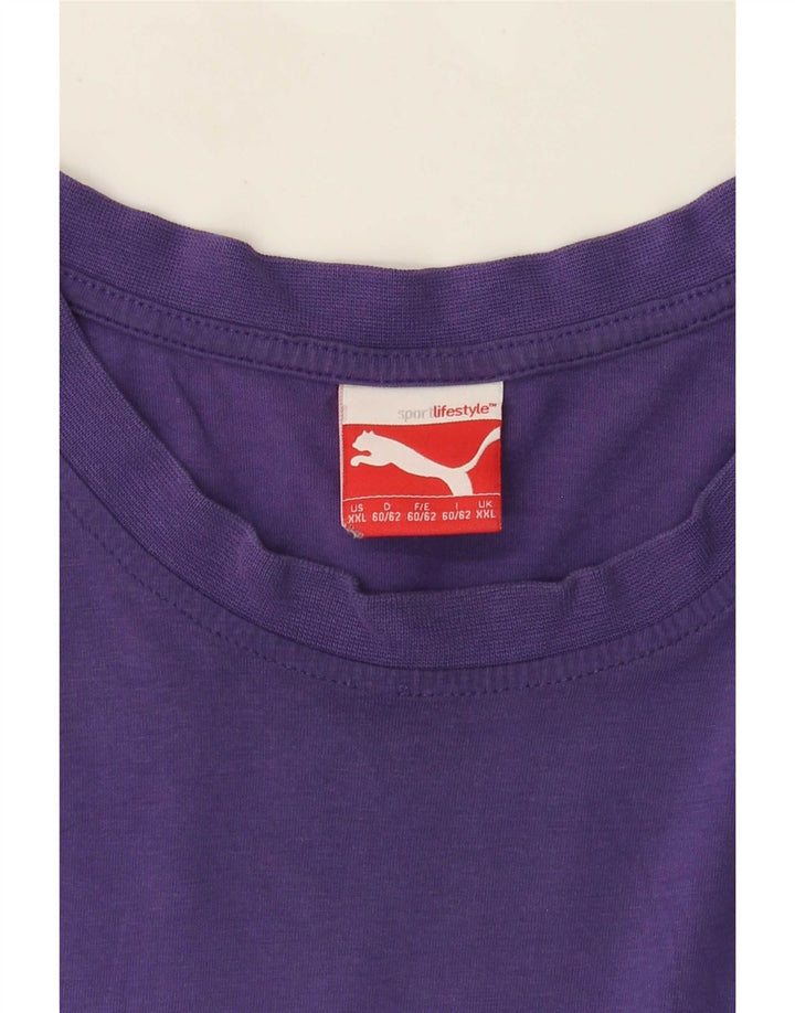 Puma Camiseta para hombre Top 2XL Púrpura