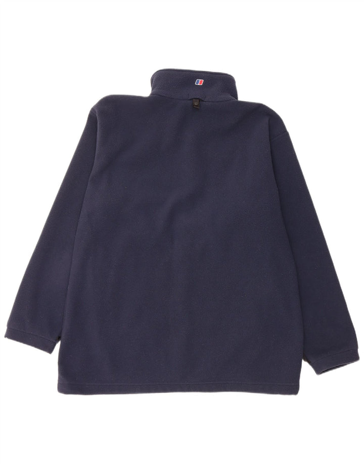 Berghaus Chaqueta Polar Mujer ES 40 XL Poliéster Azul Marino