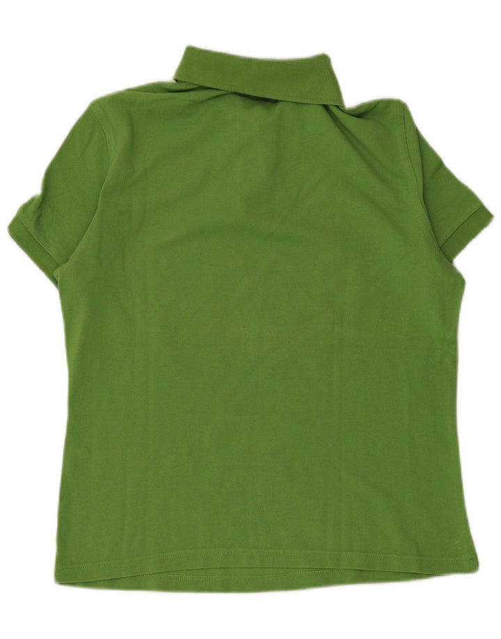 BURBERRY Polo para mujer Reino Unido 12 Algodón verde medio