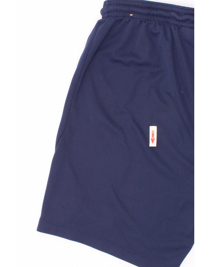 Nike - Pantalones cortos deportivos Dri Fit para niños de 10 a 11 años, tamaño mediano, azul marino, poliéster