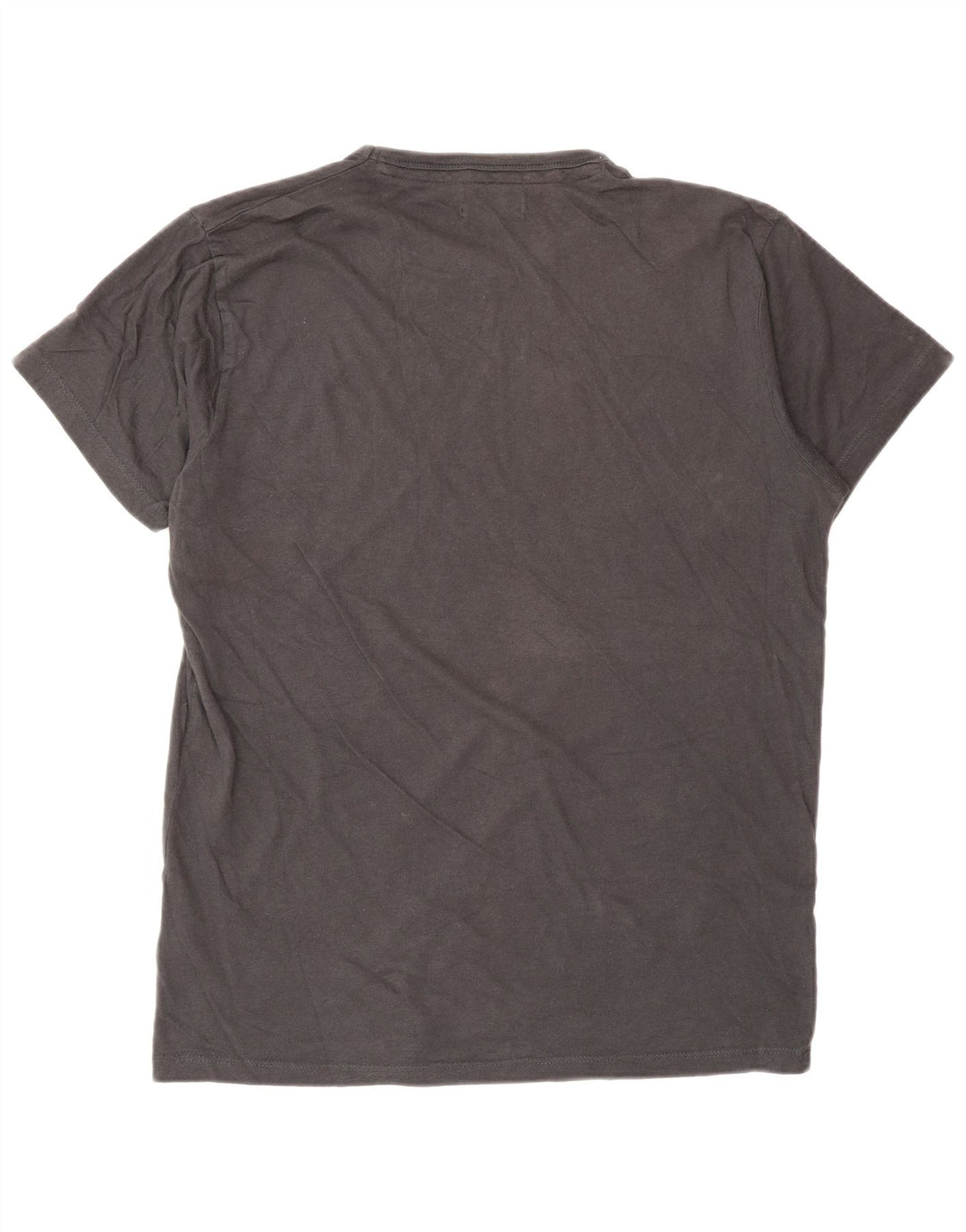 Jack & Jones Hombre Camiseta Gráfica Top Algodón Gris Medio