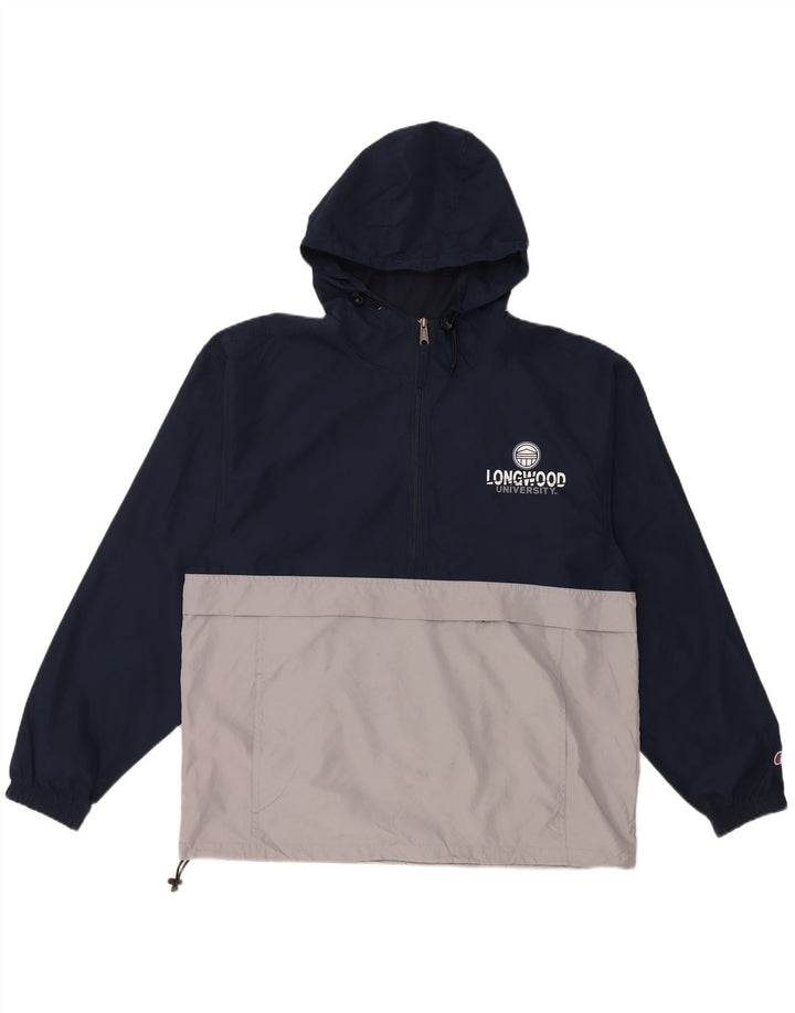 Champion Chaqueta De Chándal Con Gráfico Para Hombre Azul Marino Mediano