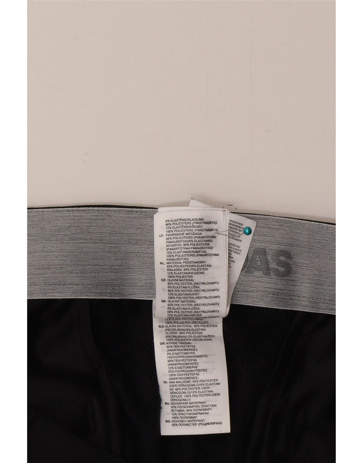 Adidas Pantalones Chinos Slim Para Hombre W34 L32 Poliéster Negro