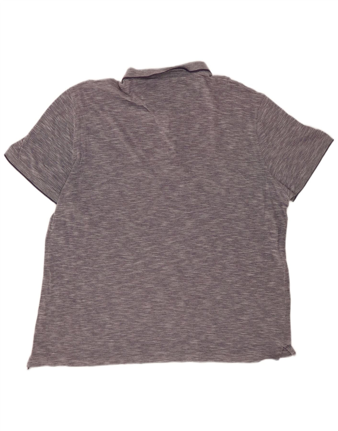 MASSIMO DUTTI Polo Casual Fit Hombre 2XL Azul Marino Moteado