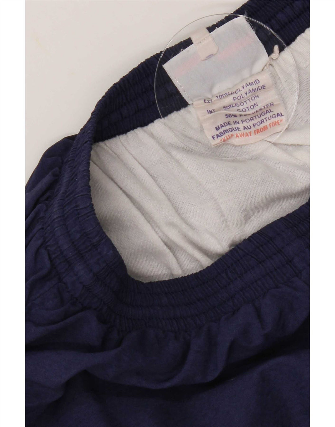 Reebok - Pantalones de chándal para hombre, color azul marino, nailon