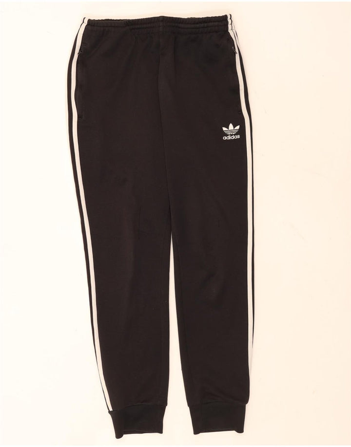 Adidas Hombre Pantalones De Chándal Joggers Medium Negro Poliéster