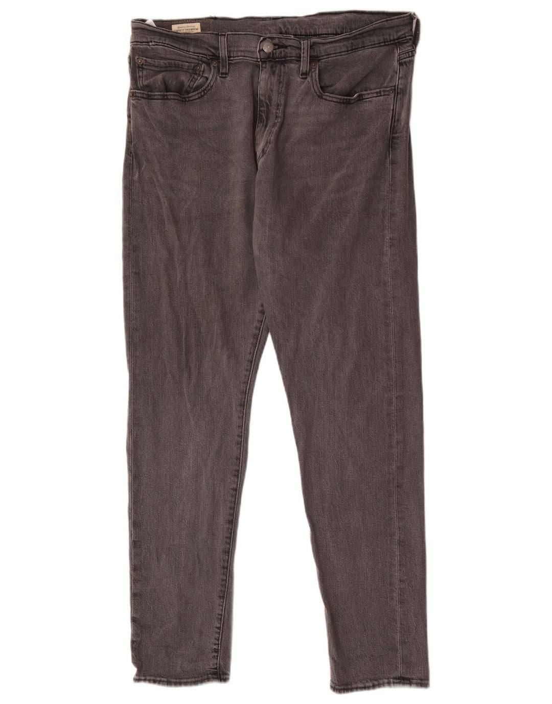 Levi's Hombre 512 Slim Tapered Jeans W34 L32 Algodón Gris