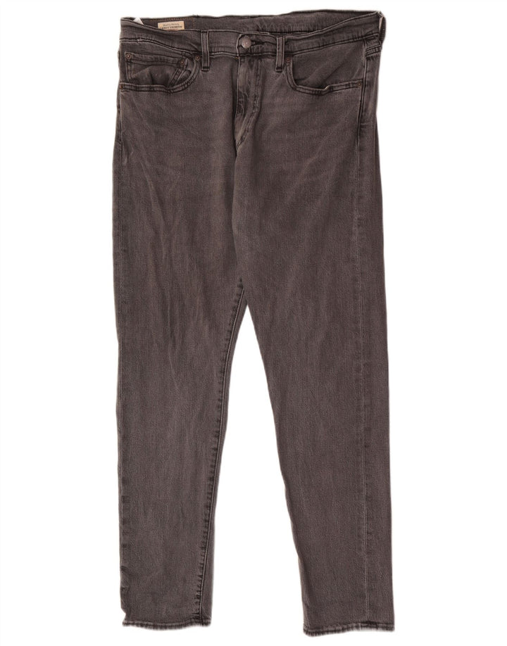 Levi's Hombre 512 Slim Tapered Jeans W34 L32 Algodón Gris