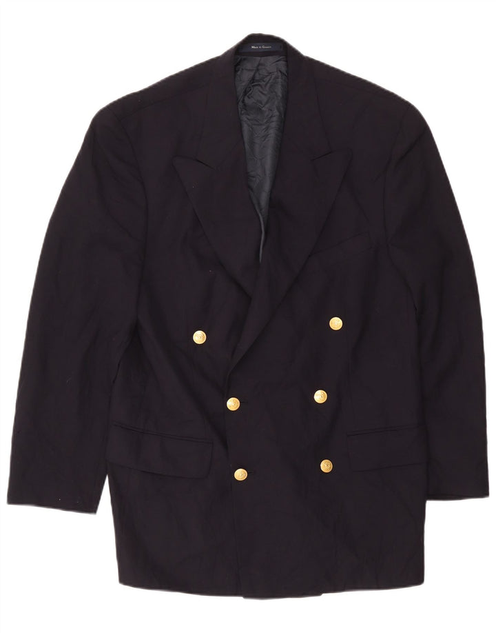 Chaps Chaqueta tipo blazer con doble botonadura para hombre Talla 42 Grande Azul marino