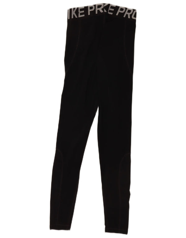 Nike Womens Leggings Small Black Polyester