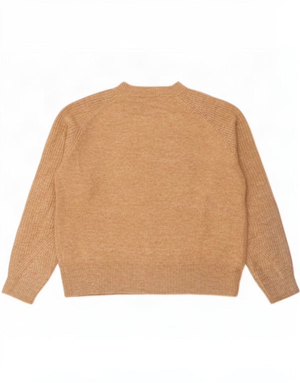Marks & Spencer - Jersey de cuello redondo para mujer, talla 40, color beige medio