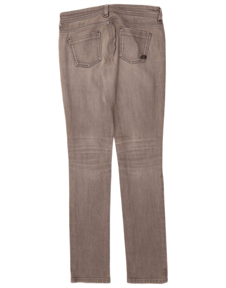 Vaqueros Pitillo Mujer Massimo Dutti W28 L33 Gris Algodón