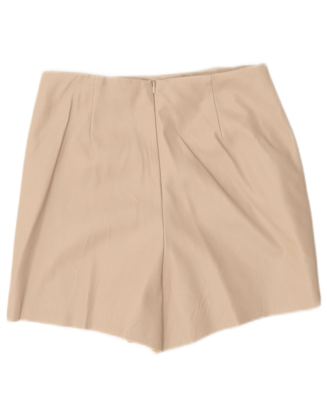 Zara Mujer Falda Pantalón Pequeña W26 Beige