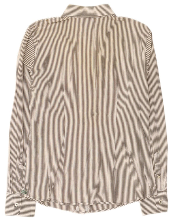 Camisa Marlboro Classics para mujer EU 44 XL Algodón gris a rayas