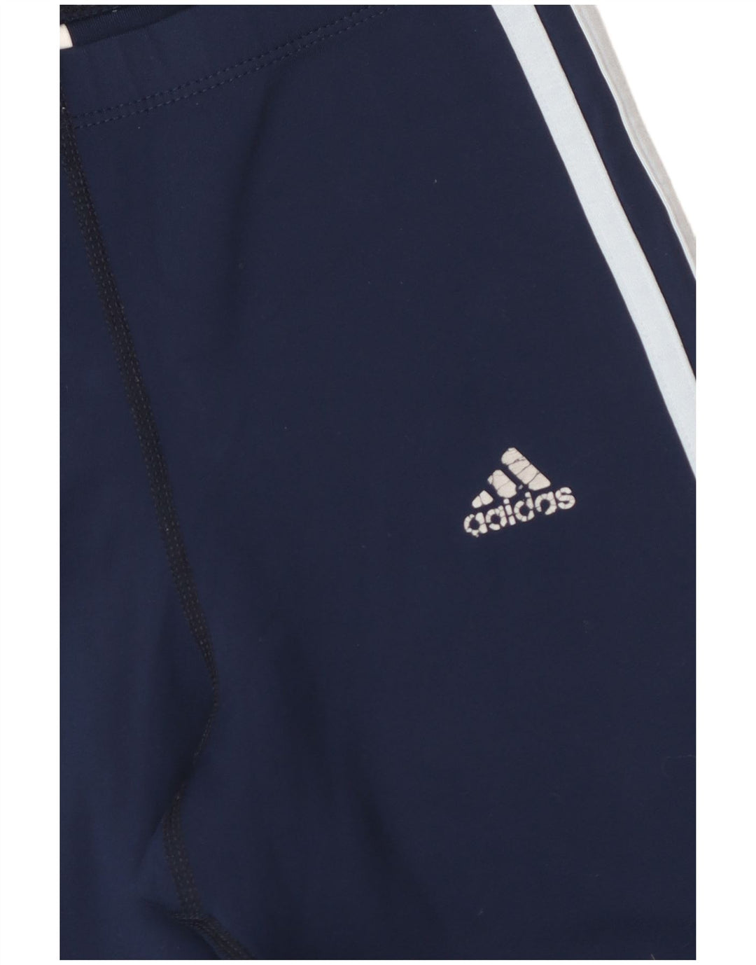 ADIDAS Mujer Climalite Chándal Pantalones UK 10 Pequeño Azul Marino