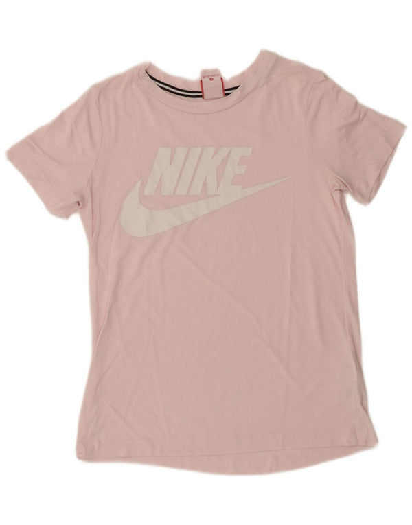 Nike Camiseta gráfica para mujer UK 6 XS Rosa Poliéster