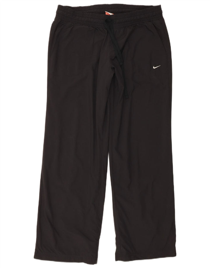 Nike - Pantalón de chándal para hombre, talla grande, poliéster negro