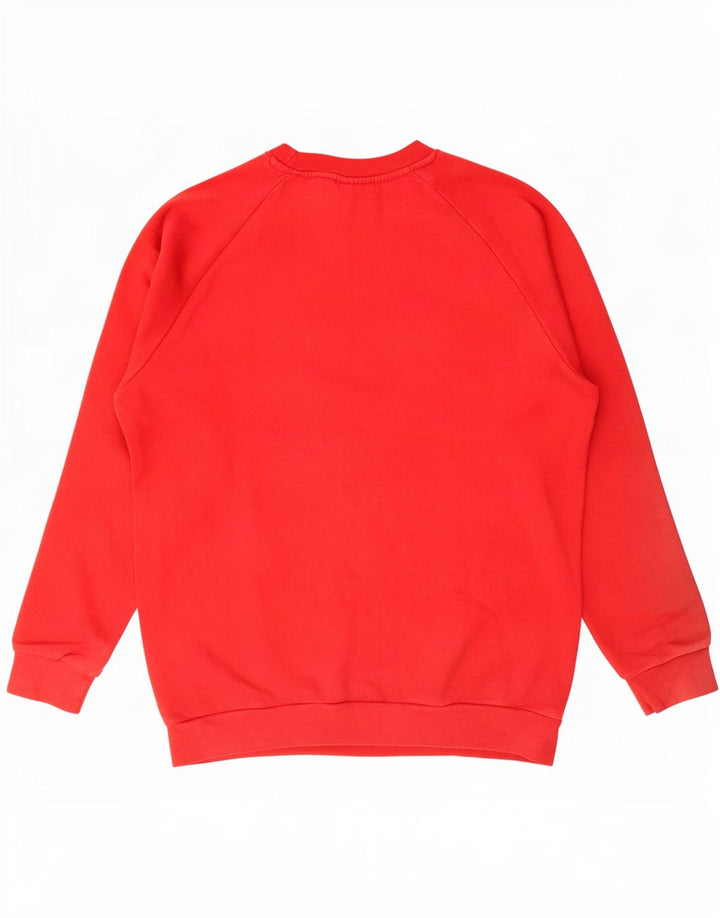 Adidas Hombre Sudadera Jumper Medium Rojo Algodón