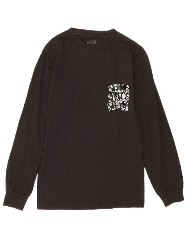 Vans Hombre Classic Fit Graphic Top Manga Larga XS Algodón Negro