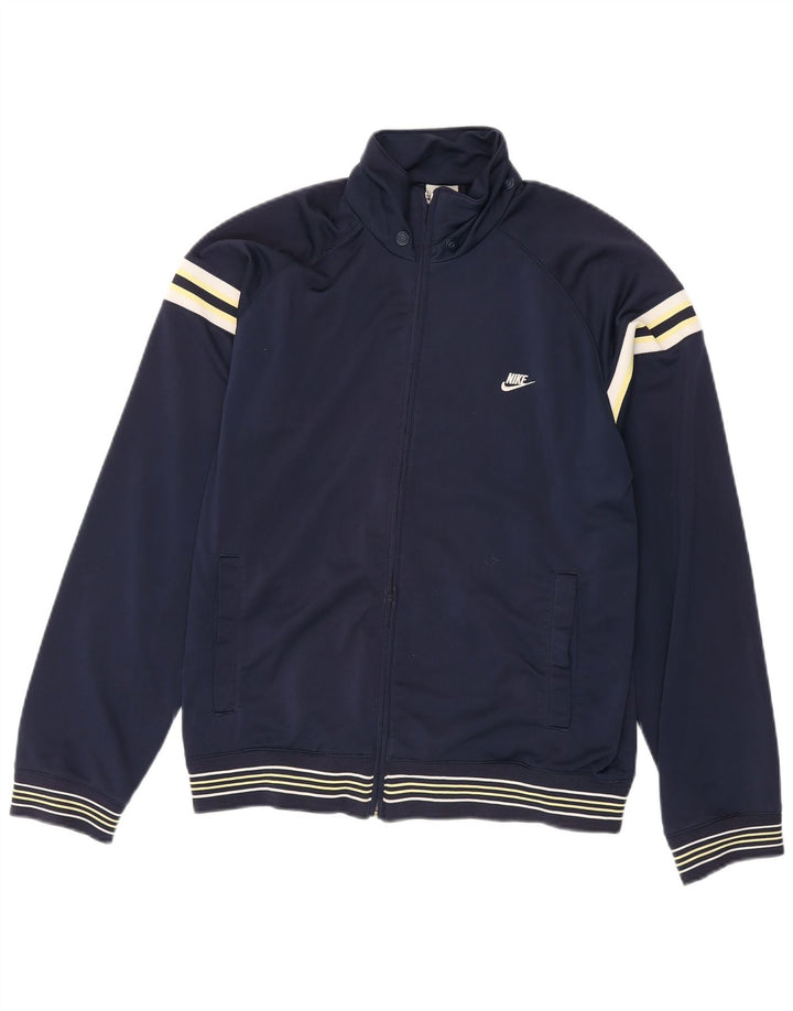Nike - Chaqueta de chándal para hombre, color azul marino mediano, poliéster