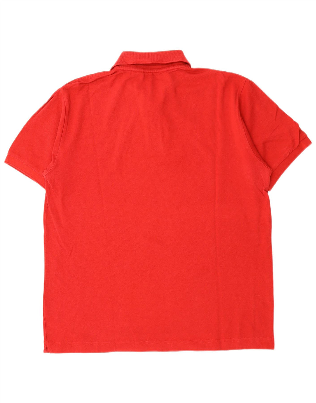 KAPPA Polo para hombre grande de algodón rojo
