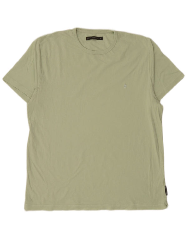 French Connection Camiseta Hombre Top XL Algodón Verde