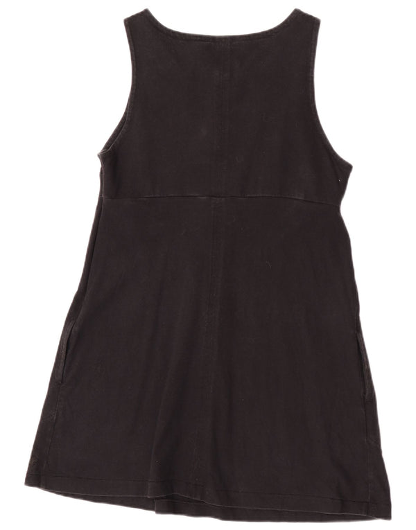 American Eagle Vestido acampanado sin mangas para mujer UK 44 Grande Algodón negro
