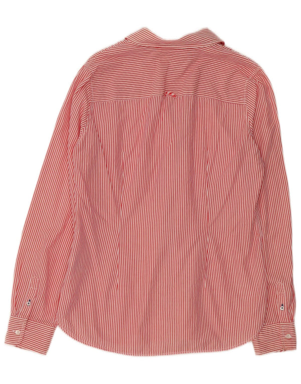 Tommy Hilfiger Camisa ajustada para niños 9-10 años Algodón de rayas rojas