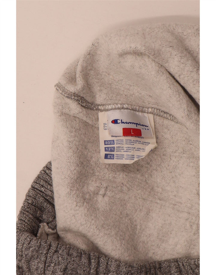 Champion Pantalones De Chándal Para Hombre De Algodón Moteado Gris Grande