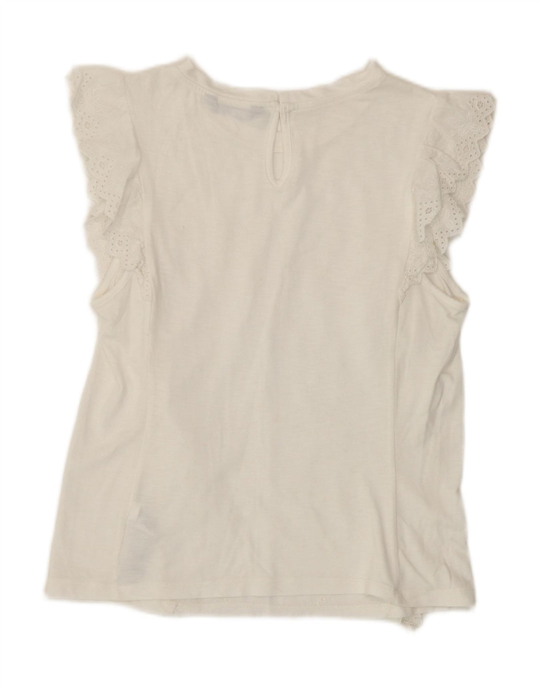 Marks & Spencer Blusa para Mujer Top UK 8 Small White Modal