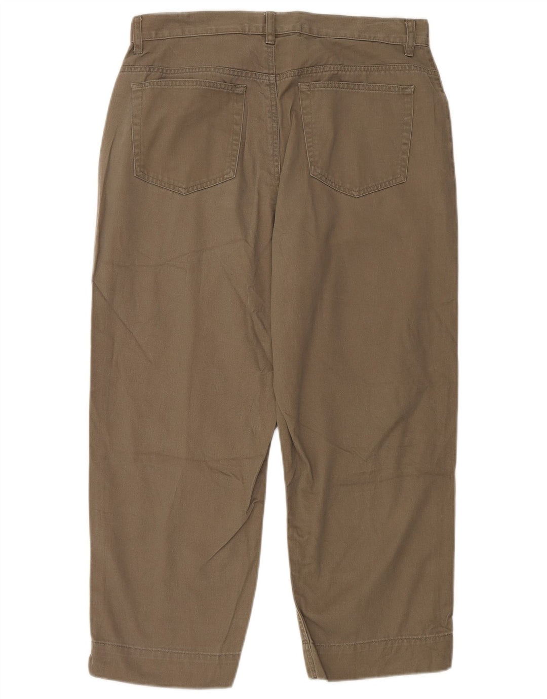 EDDIE BAUER Pantalones cortos de cintura alta para mujer US 12 Large W32 L24 Verde