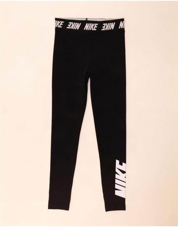 Nike Leggings gráficos para mujer UK 40 Mediano Negro Colorblock Algodón