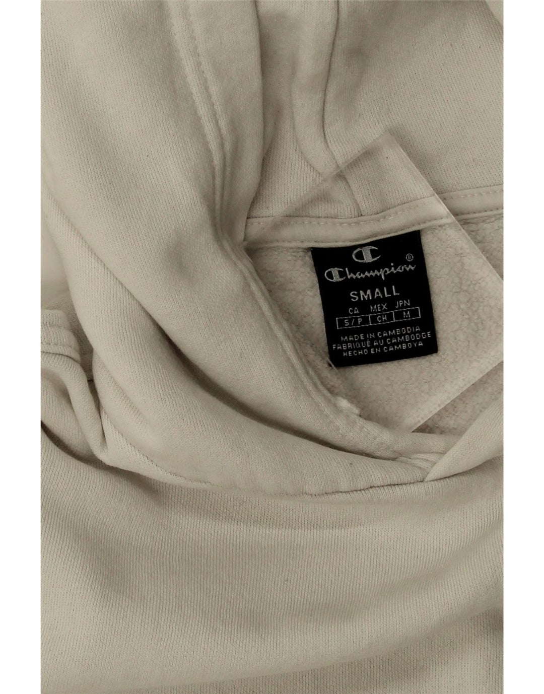 Champion Sudadera con capucha extragrande para mujer UK 10 Small White